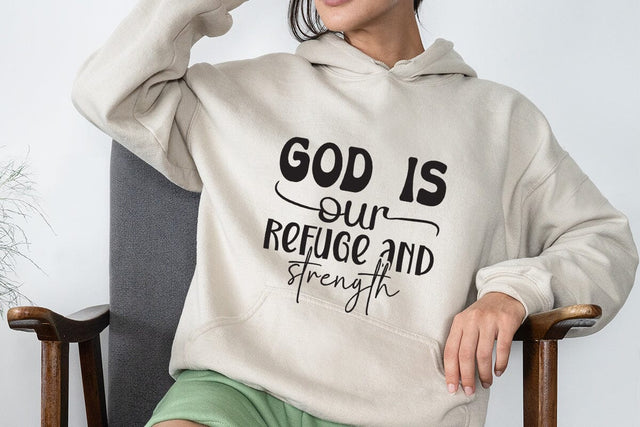 God is our refuge and strength SVG Angelina750 