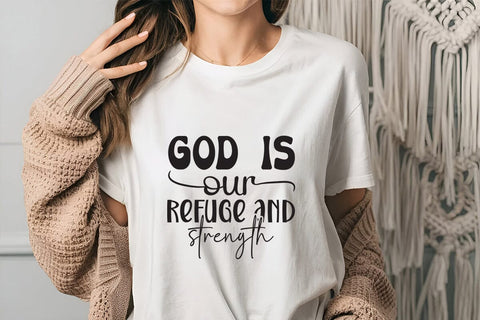 God is our refuge and strength SVG Angelina750 