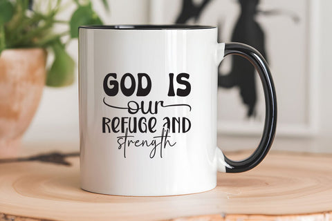 God is our refuge and strength SVG Angelina750 