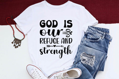 God is our refuge and strength SVG Angelina750 