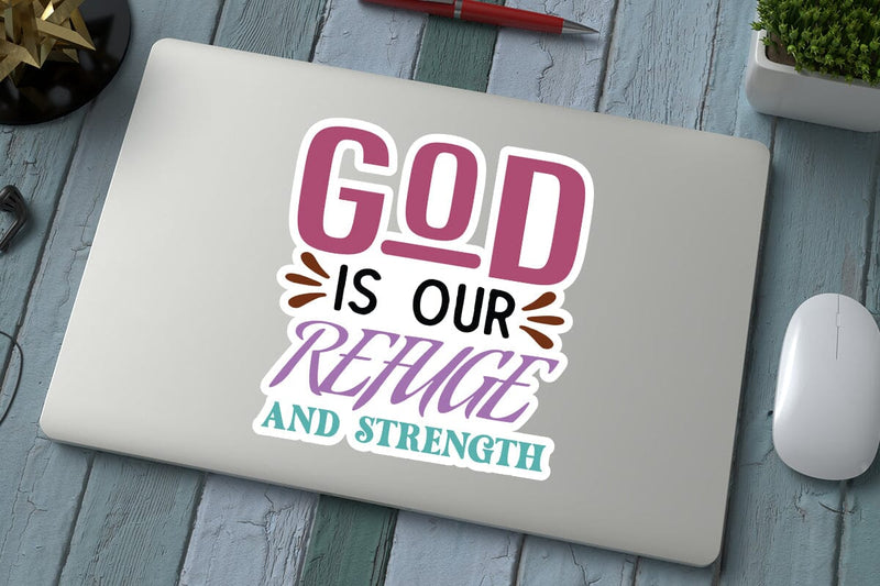 God is our refuge and strength SVG Angelina750 