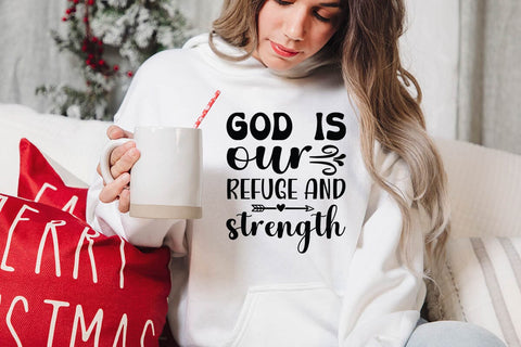 God is our refuge and strength SVG Angelina750 