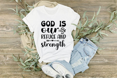 God is our refuge and strength SVG Angelina750 