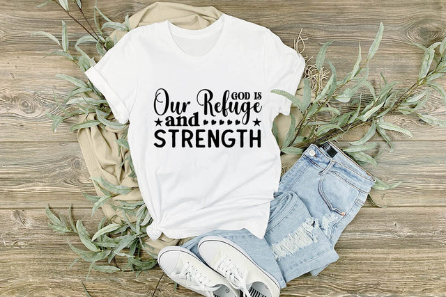 God is our refuge and strength SVG Angelina750 