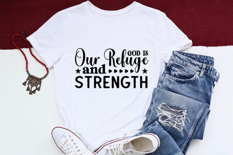 God is our refuge and strength SVG Angelina750 
