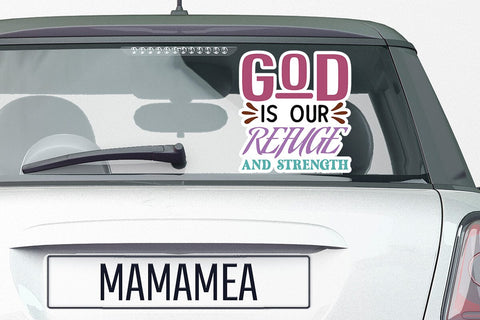 God is our refuge and strength SVG Angelina750 