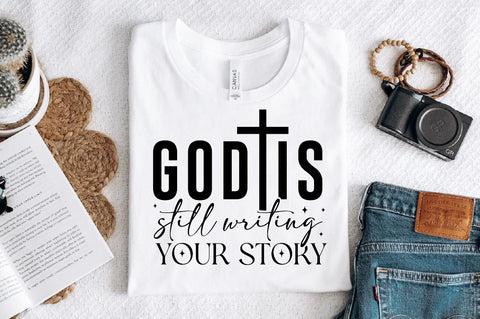 God is still writing your story Sleeve SVG Design, Christian Sleeve SVG, Faith SVG Design, Jesus Sleeve SVG SVG Regulrcrative 