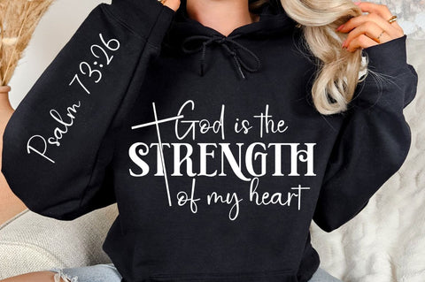 God Is The Strength SVG Design SVG Regulrcrative 