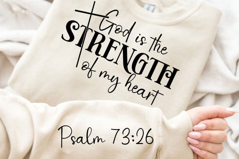 God Is The Strength SVG Design SVG Regulrcrative 