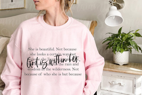 God is Within Her Svg SVG MaiamiiiSVG 