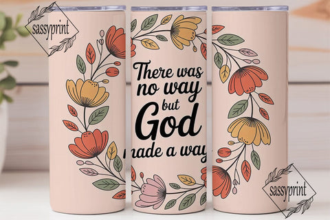 God Made A Way 20oz Tumbler Design Sublimation sassyprint 