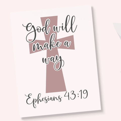 God Will Make A Way T-Shirt Iron On Transfer Physical So Fontsy T-Shirt Iron-On Transfer Shop