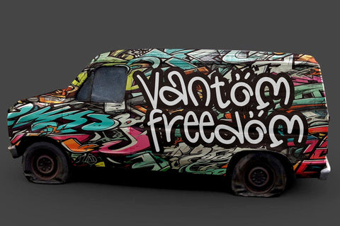 Goder Mother - Monoline Graffiti Font Mozzatype 