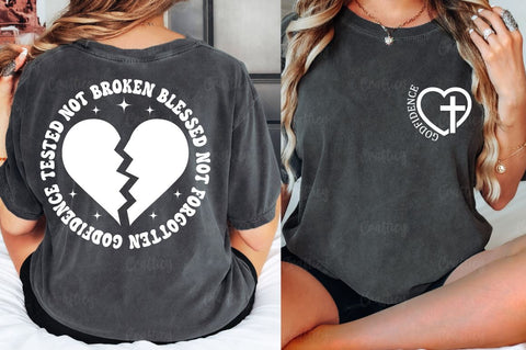 Godfidence Front and Back SVG T shirt Design SVG Designangry 