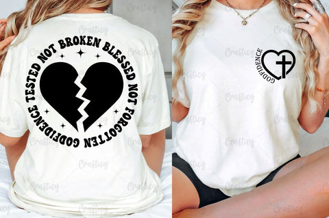Godfidence Front and Back SVG T shirt Design SVG Designangry 