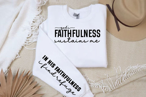 Gods faithfulness sustains me Sleeve SVG SVG Designangry 