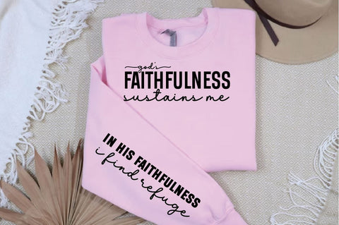 Gods faithfulness sustains me Sleeve SVG SVG Designangry 