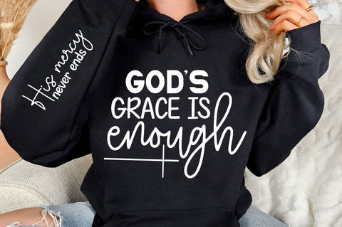 Gods Grace Is Enough Sleeve SVG Design SVG Regulrcrative 