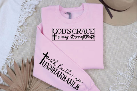 Gods grace is my strength Sleeve SVG Design SVG Designangry 