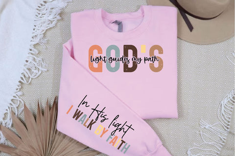 Gods light guides my path Sleeve SVG Design SVG Designangry 
