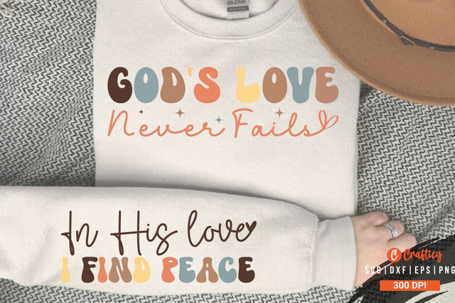 Gods love never fails Sleeve SVG SVG Designangry 