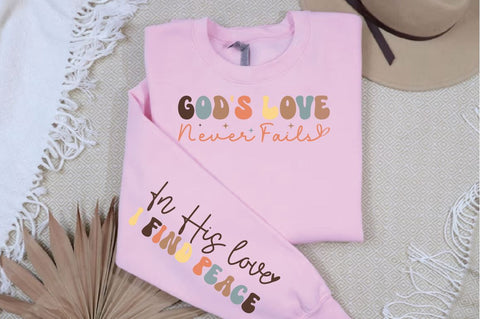 Gods love never fails Sleeve SVG SVG Designangry 
