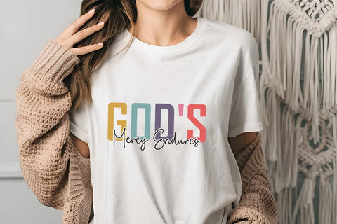 Gods Mercy Endures SVG Angelina750 