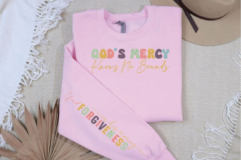 Gods mercy knows no bounds Sleeve SVG Design SVG Designangry 