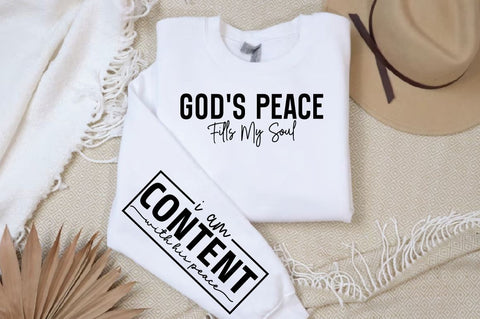 Gods peace fills my soul Sleeve SVG SVG Designangry 