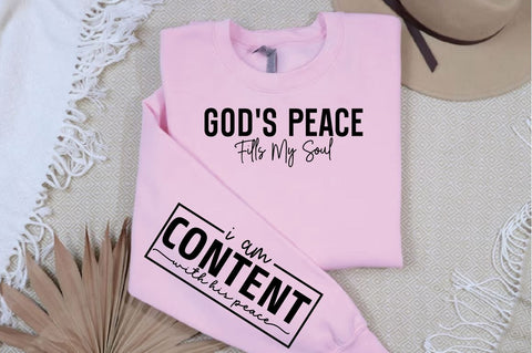 Gods peace fills my soul Sleeve SVG SVG Designangry 