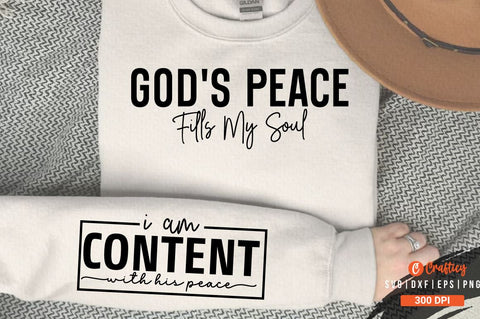 Gods peace fills my soul Sleeve SVG SVG Designangry 