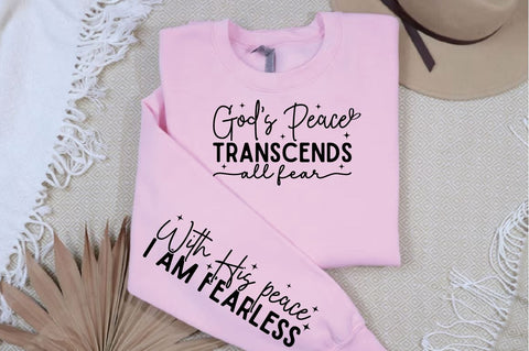 Gods peace transcends all fear Sleeve SVG Design SVG Designangry 