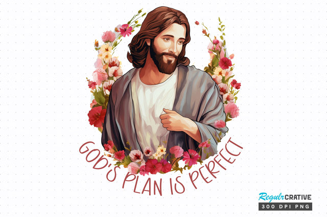 Gods plan is perfect png design Sublimation Regulrcrative 