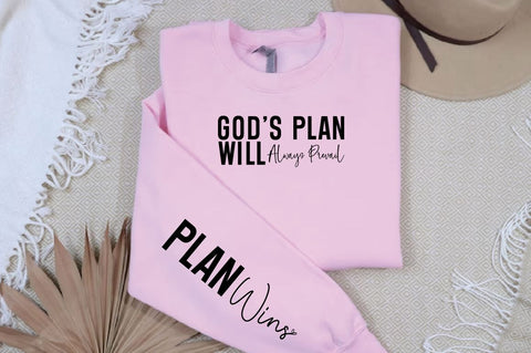 Gods Plan Will Always Prevail Sleeve SVG Design SVG Designangry 