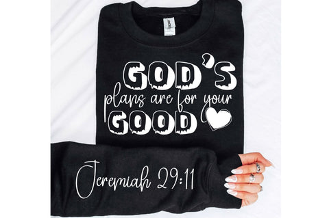 God's Plans Are For Your Sleeve SVG Design SVG Regulrcrative 