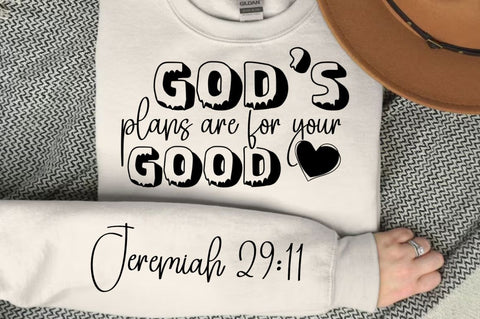 God's Plans Are For Your Sleeve SVG Design SVG Regulrcrative 