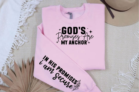Gods promises are my anchor Sleeve SVG Design SVG Designangry 