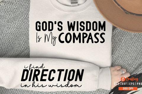 Gods wisdom is my compass Sleeve SVG SVG Designangry 