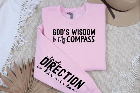 Gods wisdom is my compass Sleeve SVG SVG Designangry 
