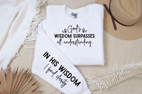 Gods wisdom surpasses all understanding Sleeve SVG Design SVG Designangry 