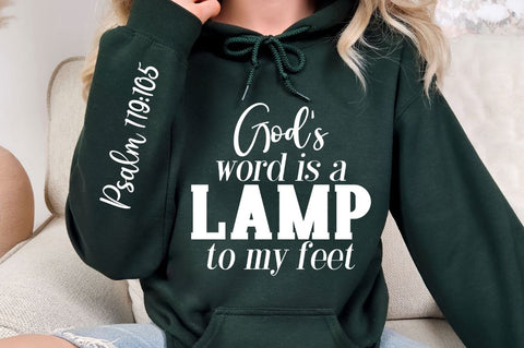 God’s Word Is A Lamp Sleeve SVG Design SVG Regulrcrative 