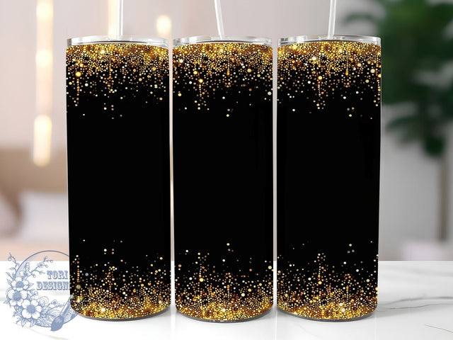 Gold Dripping Glitter Tumbler Wrap, Gold Tumbler Wrap, Glitter Tumbler Design, Sublimation Tumbler, 20oz Tumbler Wrap, Dripping Gold Glitter, Custom Tumbler Design, Drinkware Sublimation Sublimation ToriDesigns 