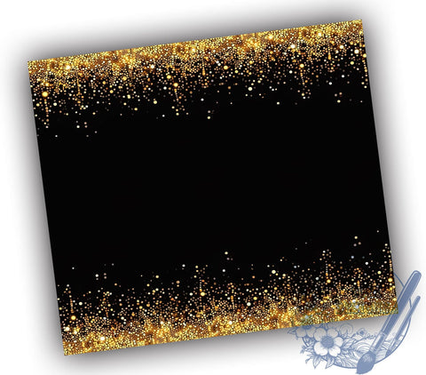 Gold Dripping Glitter Tumbler Wrap, Gold Tumbler Wrap, Glitter Tumbler Design, Sublimation Tumbler, 20oz Tumbler Wrap, Dripping Gold Glitter, Custom Tumbler Design, Drinkware Sublimation Sublimation ToriDesigns 