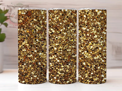 Gold Glitter 20oz Tumbler, Gold Glitter, Glitter Tumbler, Gold Glitter PNG, Glitter Wrap PNG, Gold Tumbler PNG, Glitter Tumbler PNG, 20oz Tumbler Wrap Sublimation Lara' s Designs 