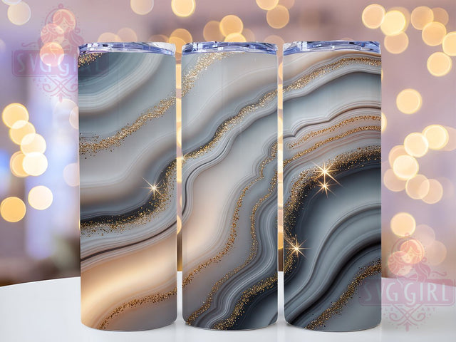 Gold Glitter Marble Luxe Tumbler, Glitter Stone Wrap, 20oz Tumbler Sublimation, Luxe Marble Effect Design, Glamorous Rock Texture Sublimation, Elegant Sparkle Tumbler, Chic Crystal Wrap Sublimation SvggirlplusArt 