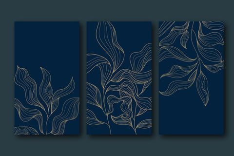 Gold leaves, luxury background decoration svg, dxf, eps, png SVG dadan_pm 