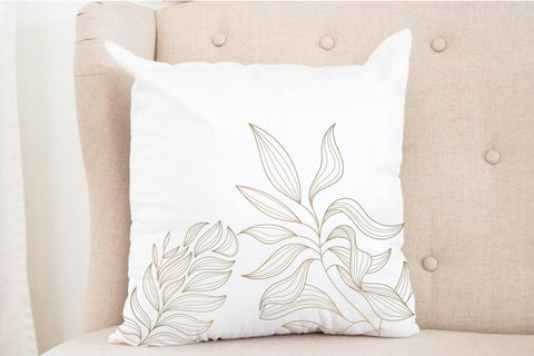 Gold leaves, luxury background decoration svg, dxf, eps, png SVG dadan_pm 