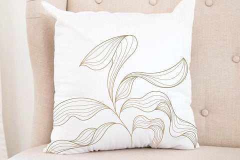 Gold leaves, luxury background decoration svg, dxf, eps, png SVG dadan_pm 