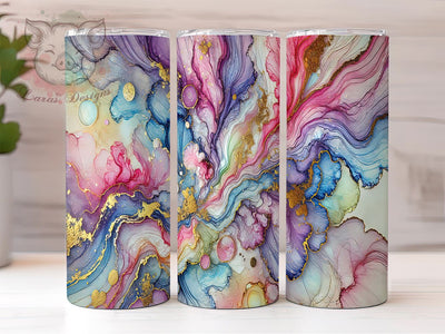 Gold Marble 20oz Tumbler, 20oz Sublimation Design, Elegant Marble Tumbler, Luxury Tumbler Wrap, Marble Pattern Cup, Gold and White Tumbler, Chic Drinkware Sublimation Lara' s Designs 