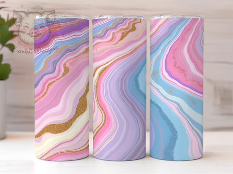 Gold Marble 20oz Tumbler, 20oz Sublimation Design, Elegant Marble Tumbler, Luxury Tumbler Wrap, Marble Pattern Cup, Gold and White Tumbler, Chic Drinkware Sublimation Lara' s Designs 